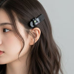 Cartoon bunny hair pin combo with playful design
