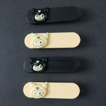 Live-style portrayal of cute snap hair clips in use