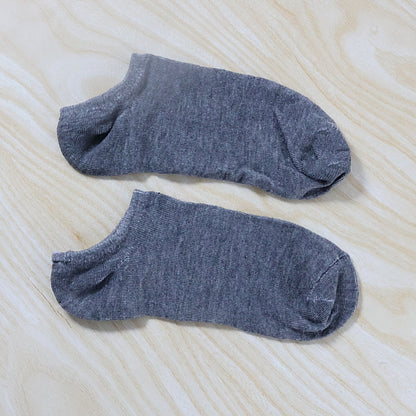 White  Black Striped Low-cut Sports Socks (1 Pair)