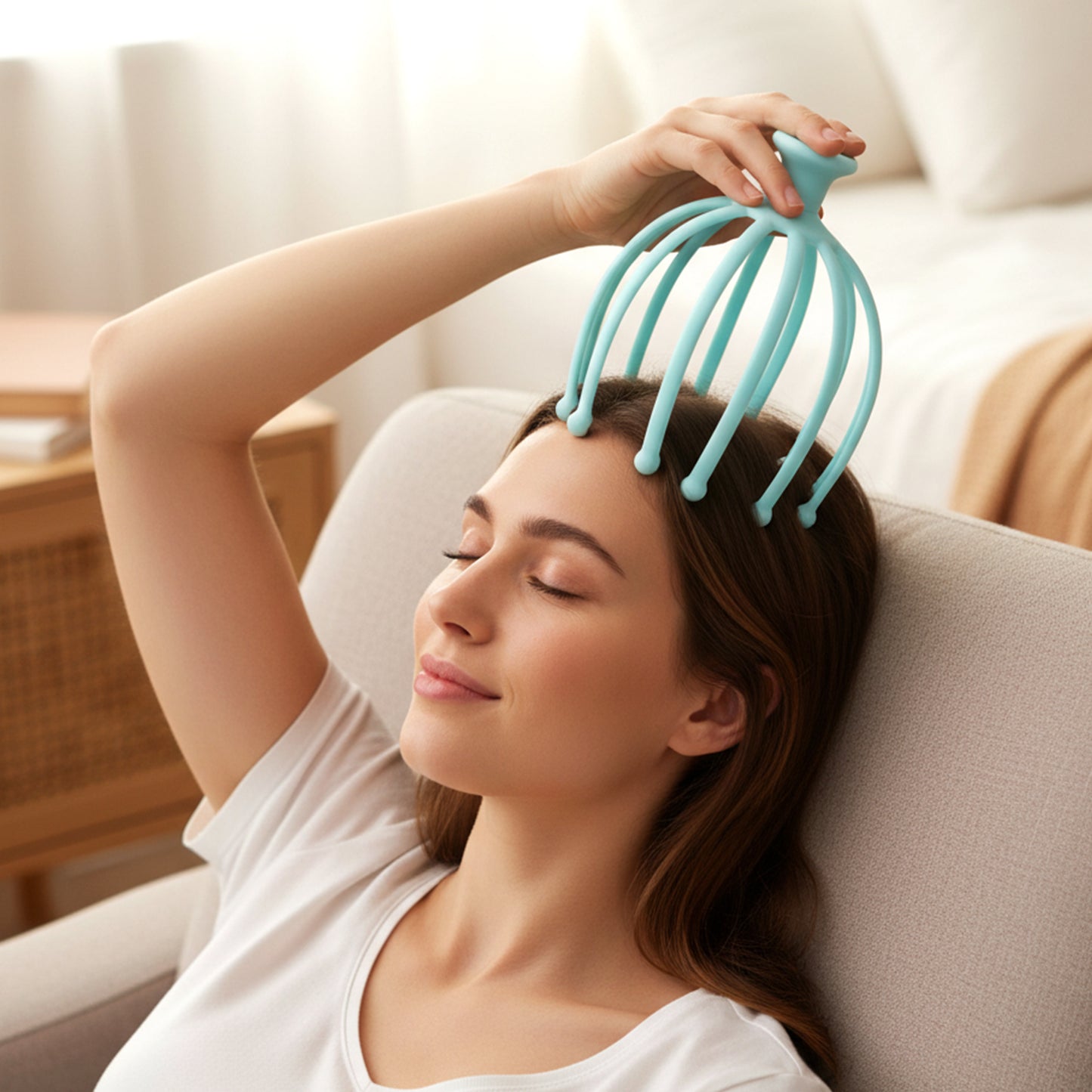 Manual Head Scalp Massager For Stress Relief  (1 Pc)