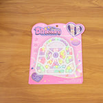 Kids enjoying creative play using the DIY fashion beading jewellery making kit