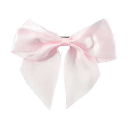 Elegant Satin Hair Bow Clip For Girls  Women (1 Pc)