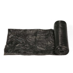 Heavy-duty biodegradable trash bags, ensuring leak-proof waste disposal.
