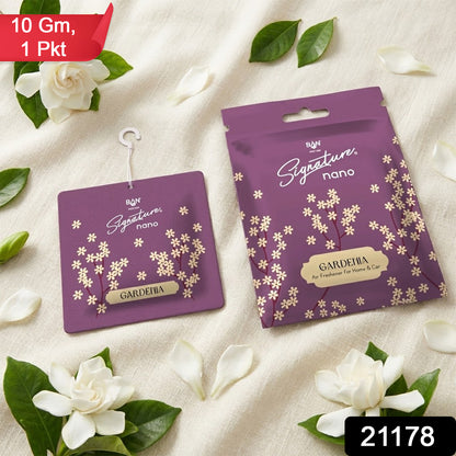 Gardenia Fragrance Hanging Air Freshener Sachet (Mix Fragrance  1 Pc  10g)