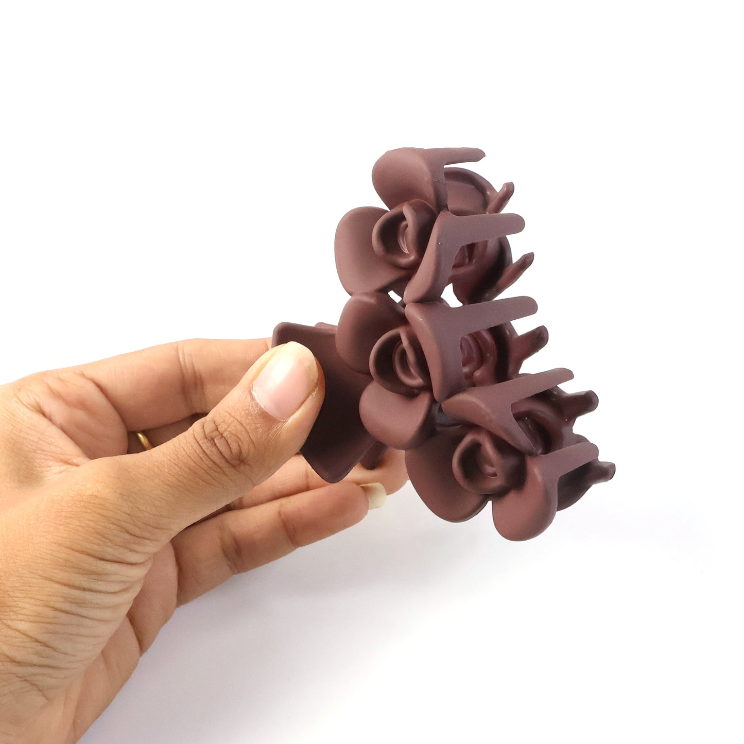 Elegant Rose-shaped Hair Claw Clip For Women  Girls (1 Pc)