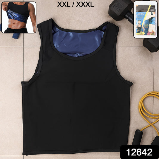 Mens Slim Fit Sweat Shaper Tank Top (Xxlxxxl 1 Pc)