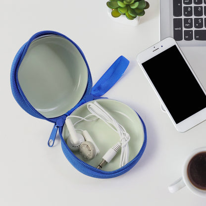 Kids Cartoon Superhero Earphone With Case (1 Pc Set)