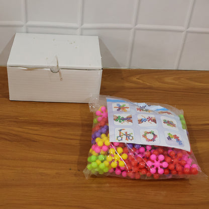 Diy Building Blocks Toy For Kids  Colourful Creative Puzzle (1 Set)