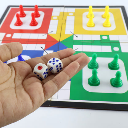 Pocket Ludo Travel Board Game - (1 Set)