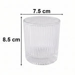 Premium transparent crystal glass tumbler for everyday use