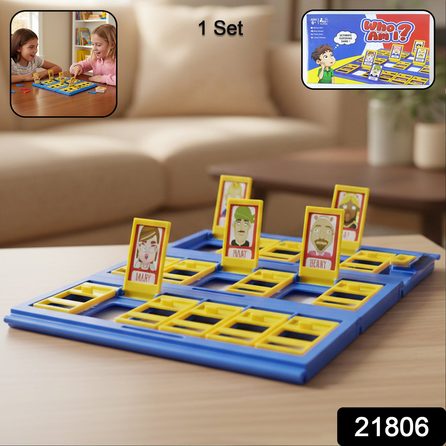 Who Am I Guessing Board Game For Kids (1 Pc)