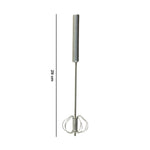 Rotary hand whisk for efficient manual blending