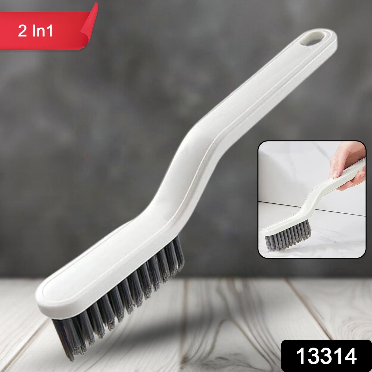 Multifunctional Floor Gap Brush 2 In 1 Cleaning Brush (1 Pc)
