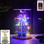 Romantic Love You LED Decorative Light with couple figurine and colorful LED bulbs