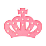 Side view of crown LED decorative lamp showing its sleek silhouette