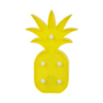 Decorative pineapple LED night light portable for table or shelf