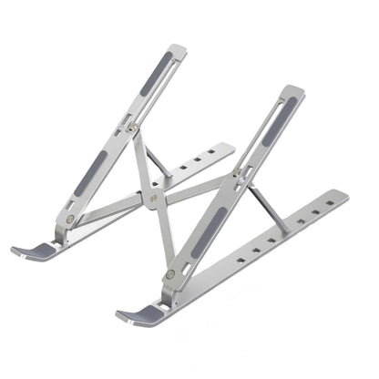 Stable laptop holder with adjustable angles for typing comfort
