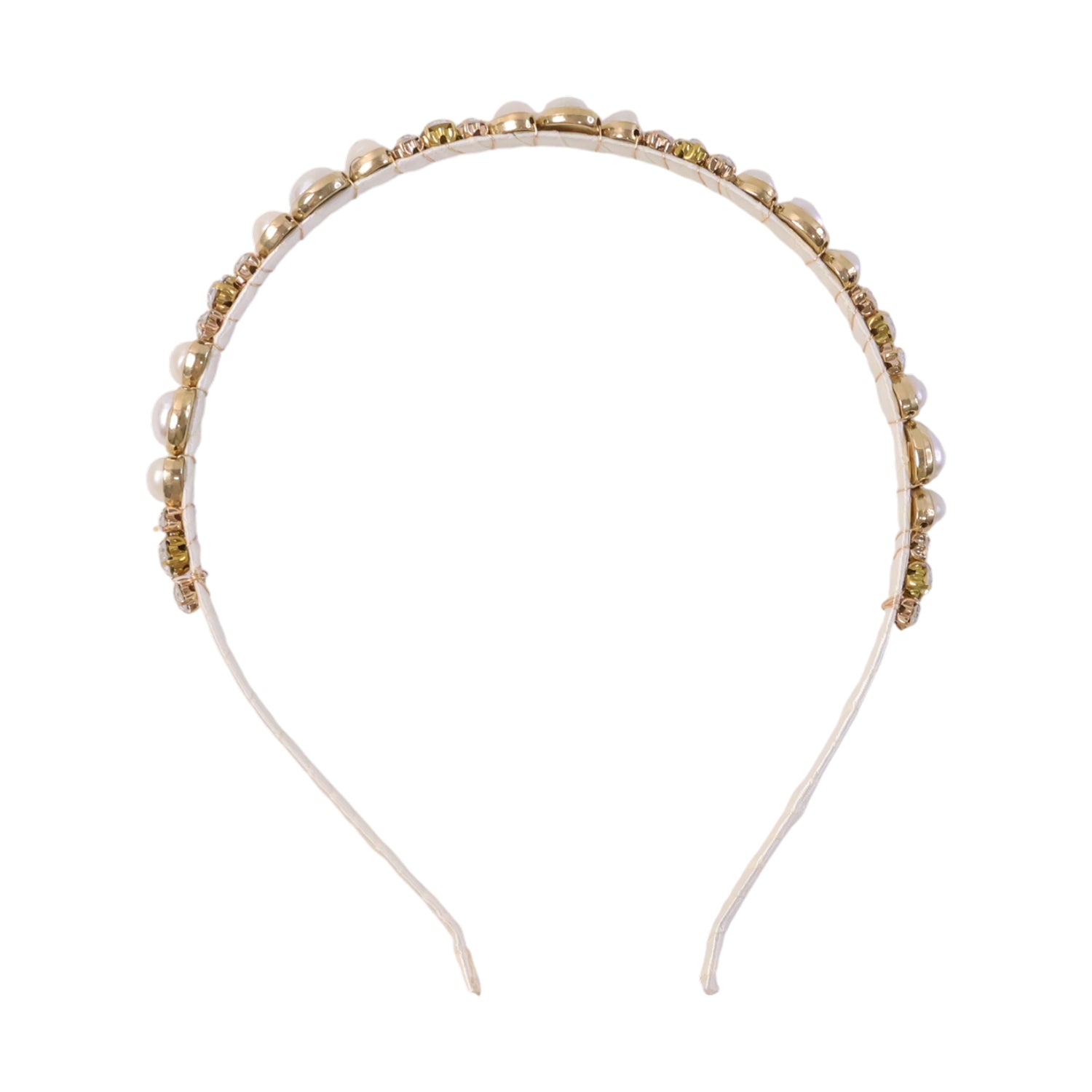 Premium Pearl  Crystal Embellished Hair Band (1 Pc)