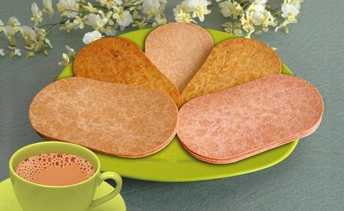 Maniarrs Slim Bite Jain Khakhra With 4 Flavors (Pack Of 13) 780 Grams Wheat Khakhara Healthy  Crispy Low Carb Snack