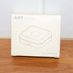 LED night lamp lit in cozy room setting providing ambient light