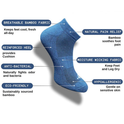 3_Pair Set Unisex Casual Cotton Printed Low Cut Socks (Multicolor)