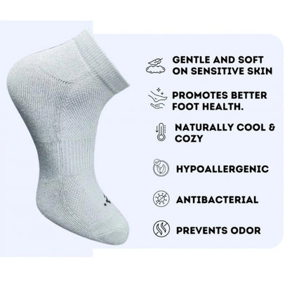 3_Pair Set Unisex Casual Cotton Printed Low Cut Socks (Multicolor)