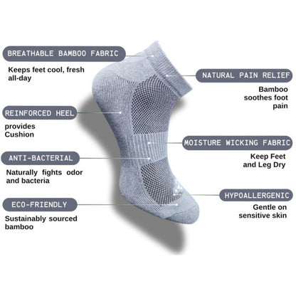 3_Pair Set Unisex Casual Cotton Printed Low Cut Socks (Multicolor)