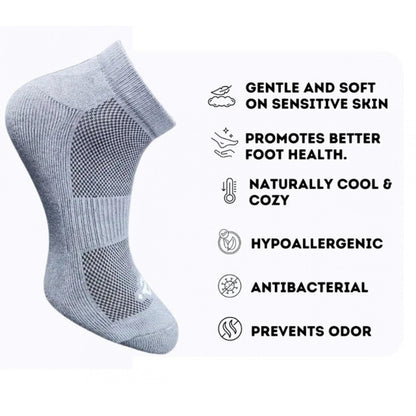 3_Pair Set Unisex Casual Cotton Printed Low Cut Socks (Multicolor)