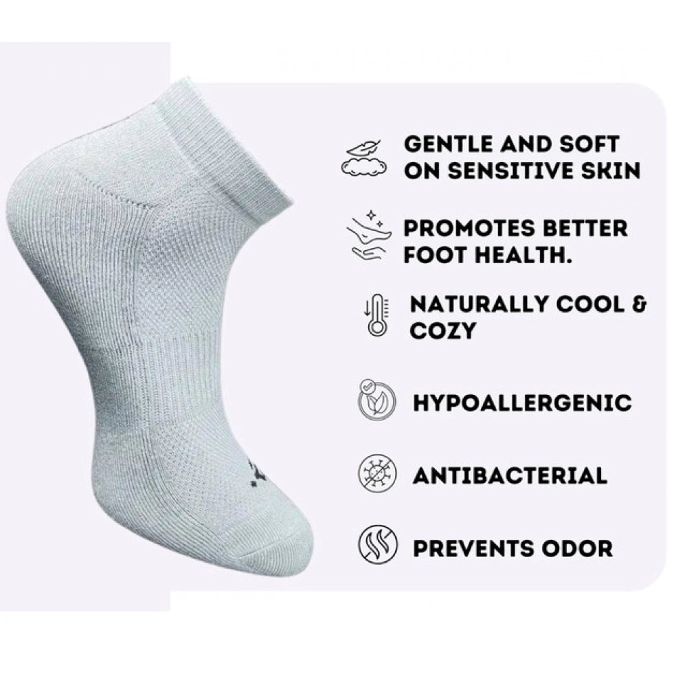 3_Pair Set Unisex Casual Cotton Printed Low Cut Socks (Multicolor)
