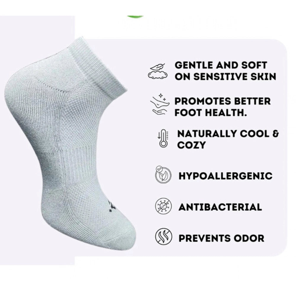 3_Pair Set Unisex Casual Cotton Printed Low Cut Socks (Multicolor)