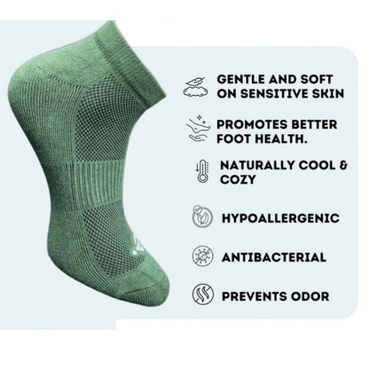 3_Pair Set Unisex Casual Cotton Printed Low Cut Socks (Multicolor)