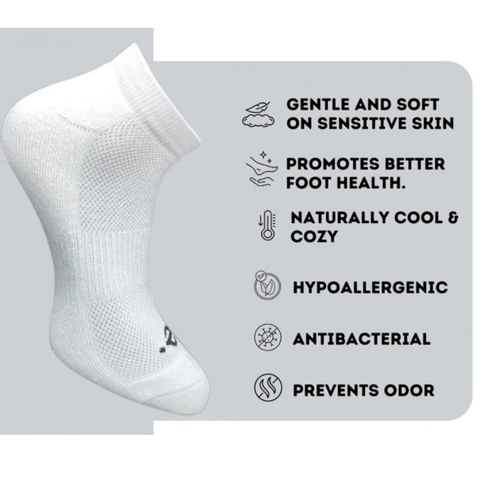 3_Pair Set Unisex Casual Cotton Printed Low Cut Socks (Multicolor)