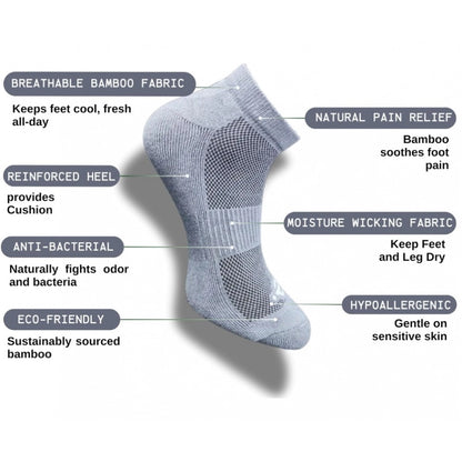 3_Pair Set Unisex Casual Cotton Printed Low Cut Socks (Multicolor)