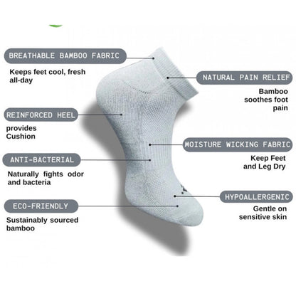 3_Pair Set Unisex Casual Cotton Printed Low Cut Socks (Multicolor)