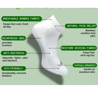 3_Pair Set Unisex Casual Cotton Printed Low Cut Socks (Multicolor)