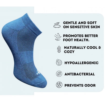 3_Pair Set Unisex Casual Cotton Printed Low Cut Socks (Multicolor)