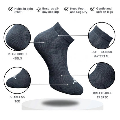 3_Pair Set Unisex Casual Cotton Printed Low Cut Socks (Multicolor)