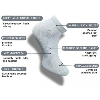 3_Pair Set Unisex Casual Cotton Printed Low Cut Socks (Multicolor)