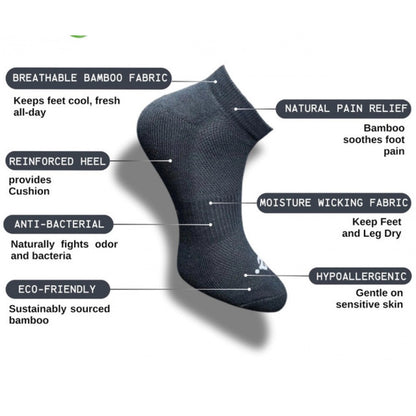 3_Pair Set Unisex Casual Cotton Printed Low Cut Socks (Multicolor)