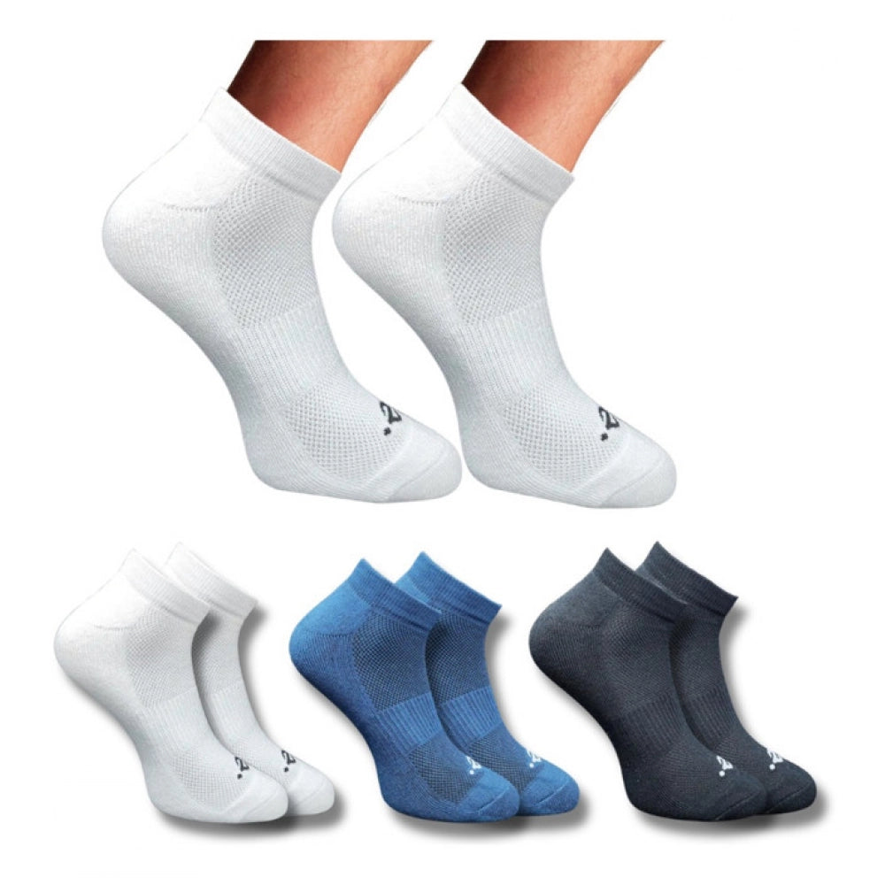 3_Pair Set Unisex Casual Cotton Printed Low Cut Socks (Multicolor)
