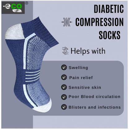 3_Pair Set Unisex Casual Cotton Printed Low Cut Socks (Multicolor)