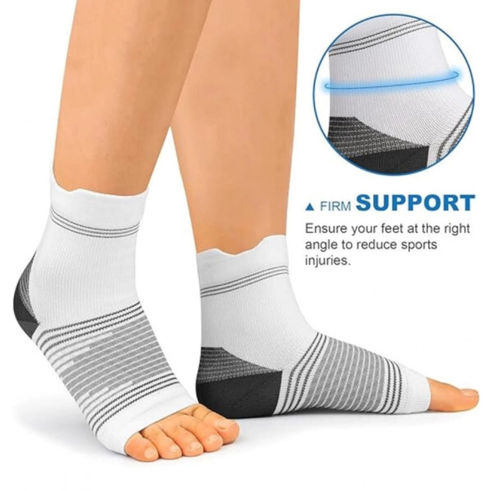 3_Pair Set Unisex Casual Cotton Printed Ankle Length Support Socks (Multicolor)