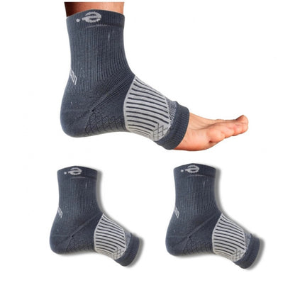 3_Pair Set Unisex Casual Cotton Printed Ankle Length Support Socks (Multicolor)