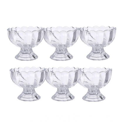 Unbreakable Plastic Dessert And Ice Cream Bowls €“ Set of 6 for Serving Salad, Fruits And More (Color: Assorted )