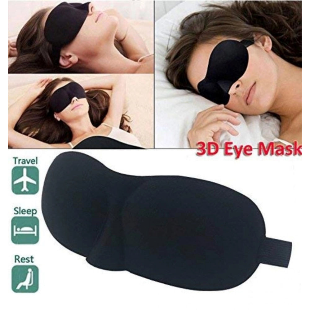 Pack Of 2_Eye Mask for Sleep €“ Comfortable Relaxing Masks (Color: Assorted )