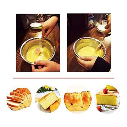 Pack Of 5_Silicone Spatula with Brush €“ Heat Resistant Cooking And Baking (Color: Assorted )
