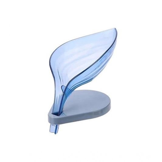 Pack Of 2_Leaf-Shaped Soap Holder €“ Stylish Bathroom Soap Dish (Color: Assorted )