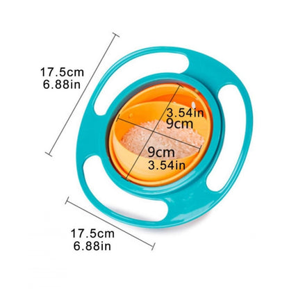 Pack Of 2_Gyro Bowl €“ Spill-Proof Rotating Fun Bowl for Kids (Color: Assorted )