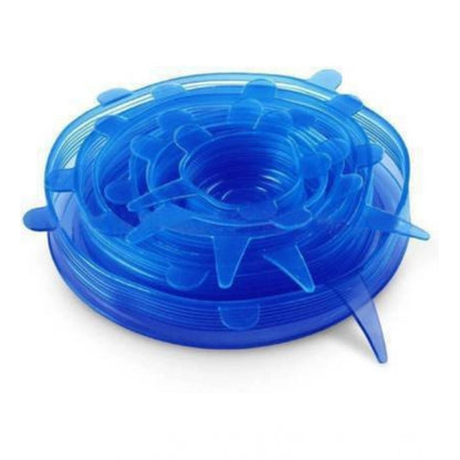 Pack Of 2_Silicone Lids €“ Reusable Stretchable Covers for Bowls And Containers (Color: Assorted )