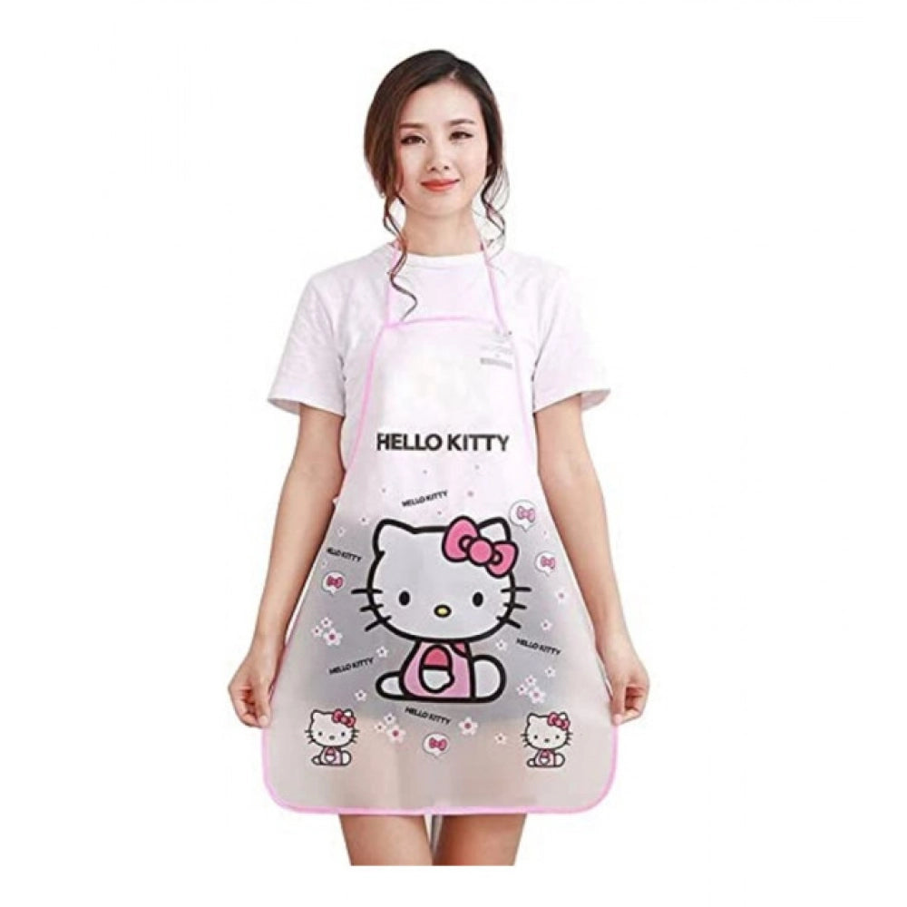 Pack of 2_Printed Waterproof Kitchen Apron with Pockets for kids€“ (Color: Assorted )